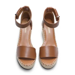 Adjustable Ankle Strap Espadrille Platform Sandals