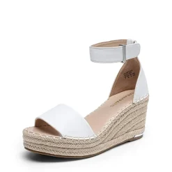 Adjustable Ankle Strap Espadrille Platform Sandals