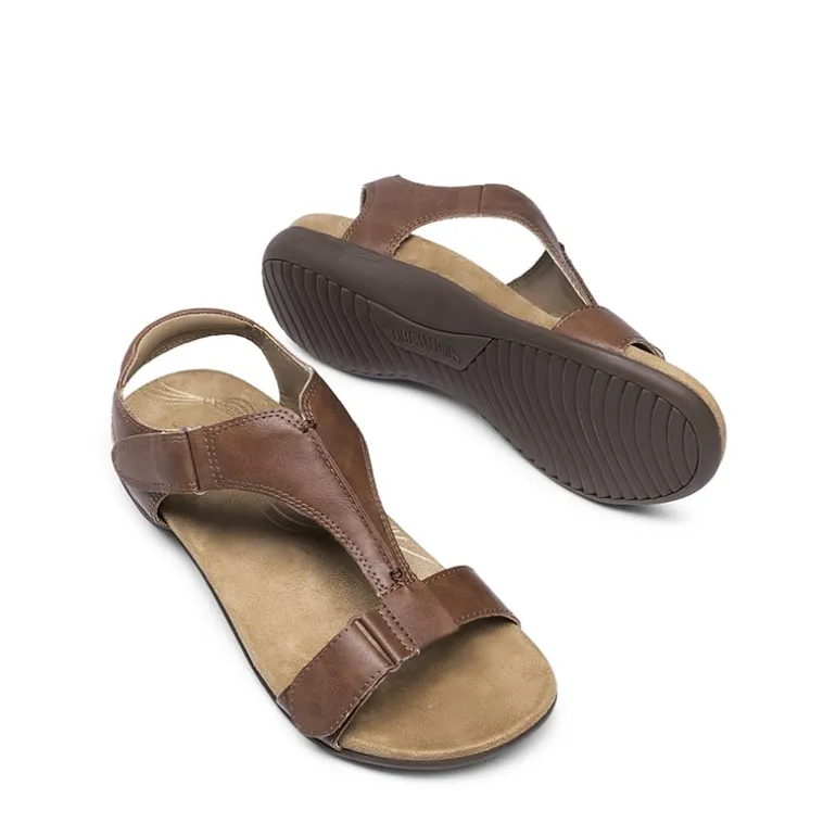 Adjustable Strap Arch Support Flat Sandals