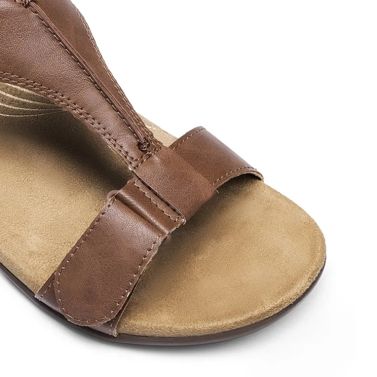 Adjustable Strap Arch Support Flat Sandals