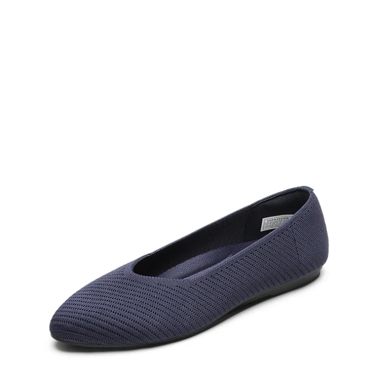 Almond Toe Arch Support Flats