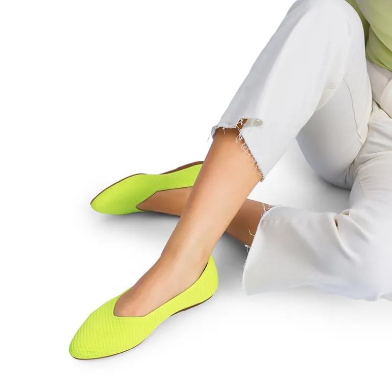 Almond Toe Arch Support Flats