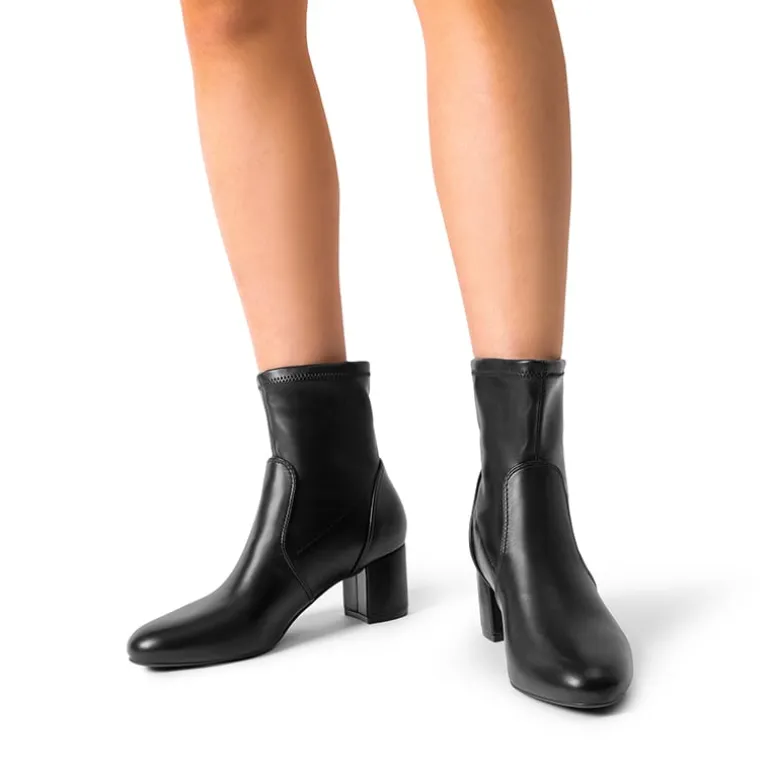 Almond Toe Chunky Ankle Boots