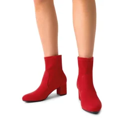 Almond Toe Chunky Ankle Boots