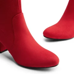 Almond Toe Chunky Ankle Boots