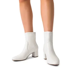 Almond Toe Chunky Ankle Boots