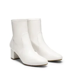 Almond Toe Chunky Ankle Boots
