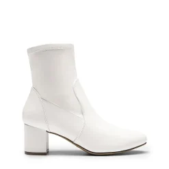 Almond Toe Chunky Ankle Boots