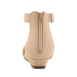 Amiga Ankle Strap Flats Shoes
