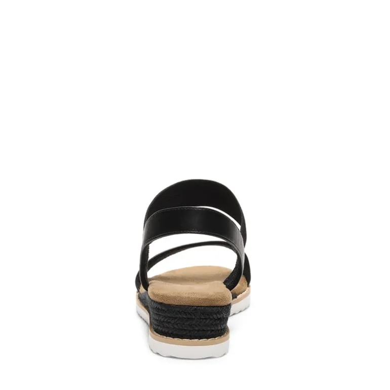 Ankle Elastic Strap Espadrille Flat Sandals