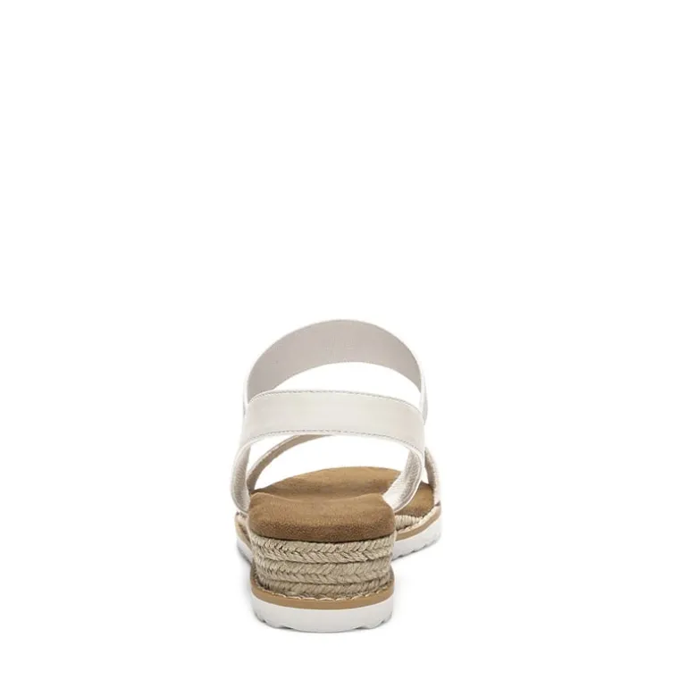 Ankle Elastic Strap Espadrille Flat Sandals
