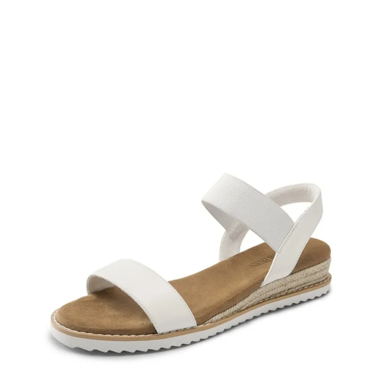 Ankle Elastic Strap Espadrille Flat Sandals