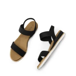 Ankle Elastic Strap Espadrille Flat Sandals