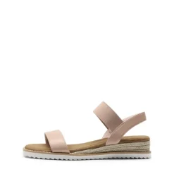 Ankle Elastic Strap Espadrille Flat Sandals