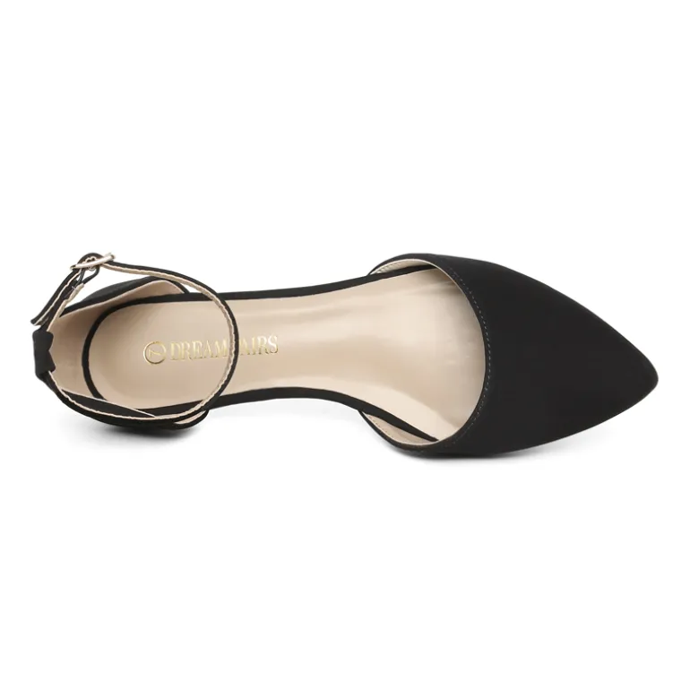 Ankle Strap Ballerina Flats