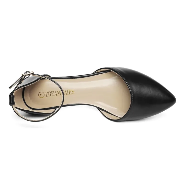 Ankle Strap Ballerina Flats