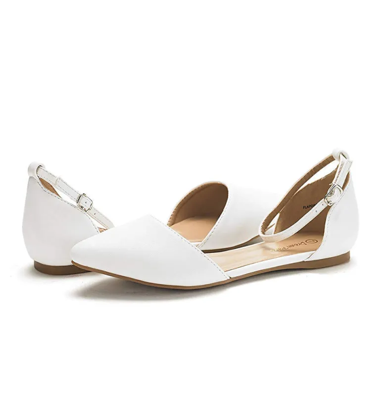 Ankle Strap Ballerina Flats