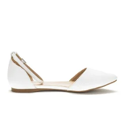 Ankle Strap Ballerina Flats