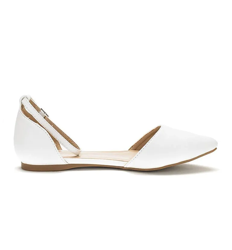 Ankle Strap Ballerina Flats