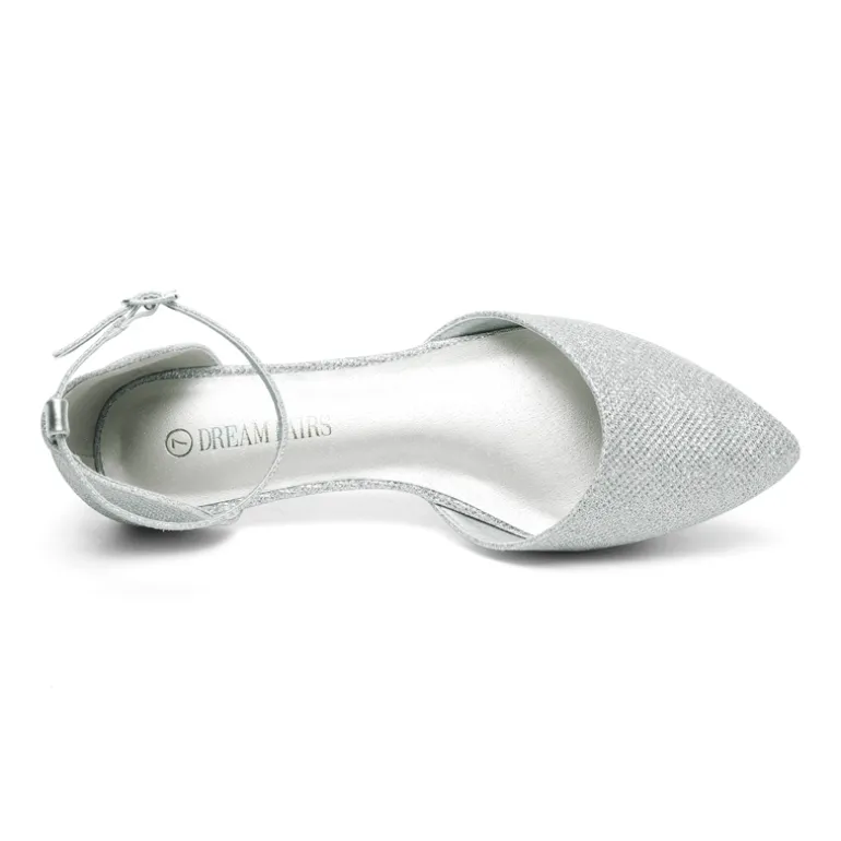 Ankle Strap Ballerina Flats