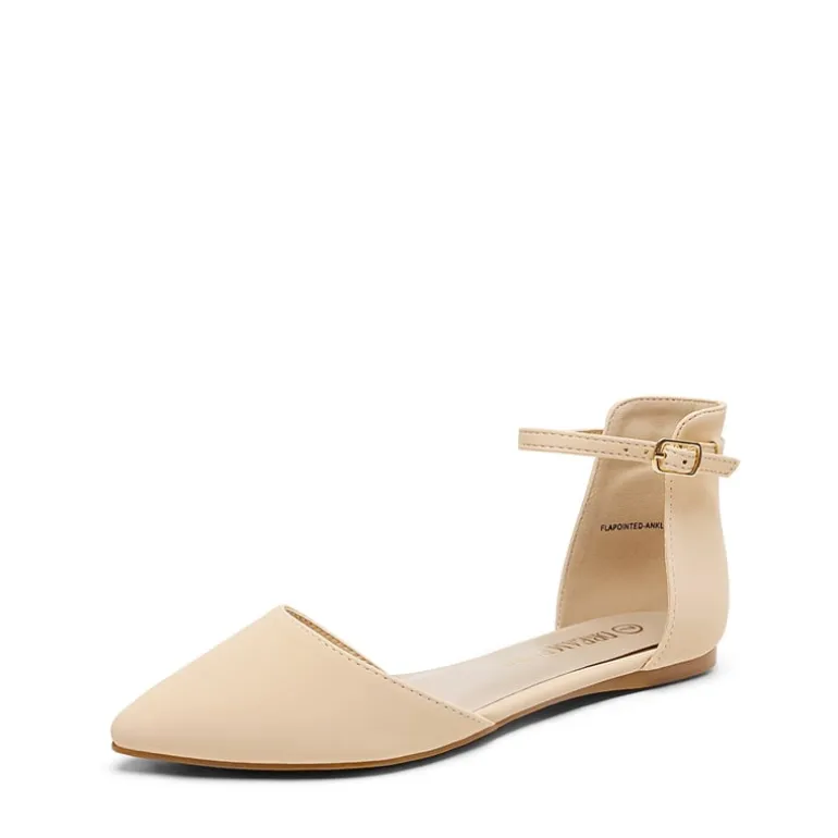 Ankle Strap Ballet Flats