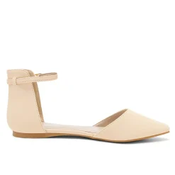 Ankle Strap Ballet Flats