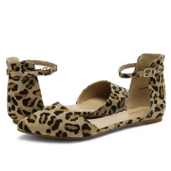 Ankle Strap Ballet Flats
