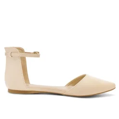 Ankle Strap Ballet Flats
