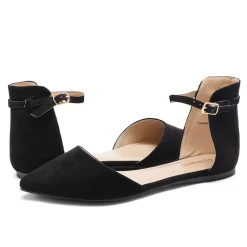 Ankle Strap Ballet Flats