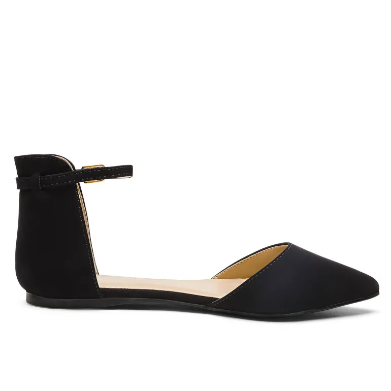 Ankle Strap Ballet Flats