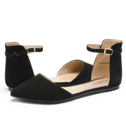 Ankle Strap Ballet Flats