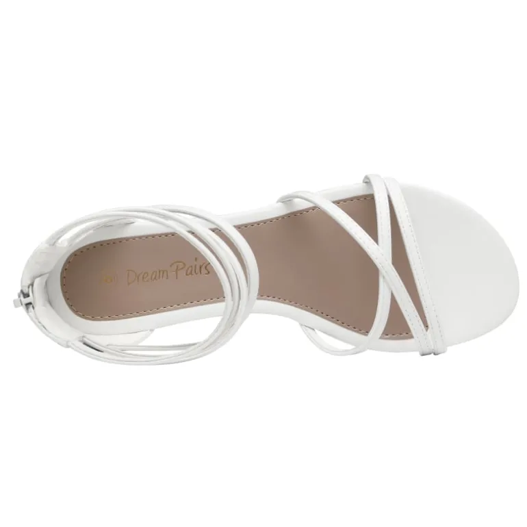Ankle Strap Classic Low Wedge Sandals