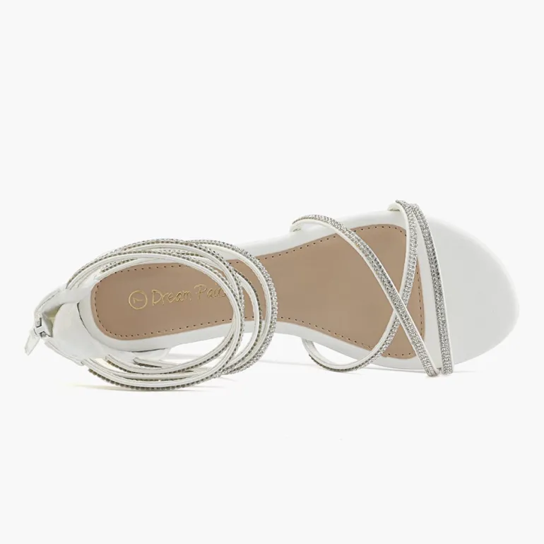 Ankle Strap Classic Low Wedge Sandals