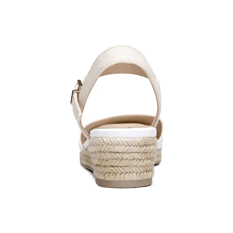 Ankle Strap Closed-Toe Espadrille Wedges