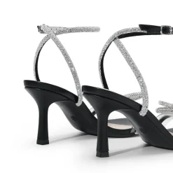 Ankle Strap Crystal Rhinestone Heels