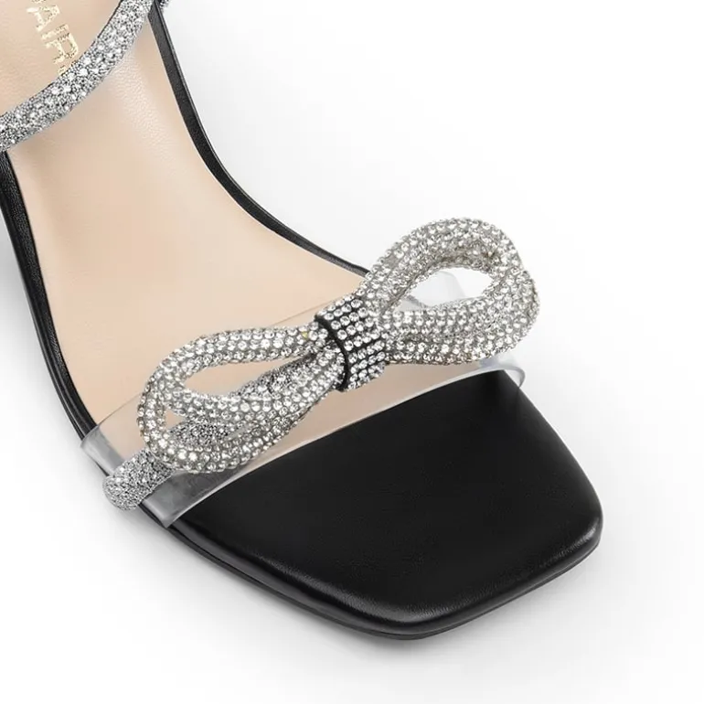 Ankle Strap Crystal Rhinestone Heels