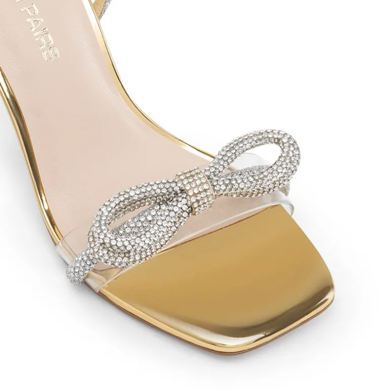Ankle Strap Crystal Rhinestone Heels