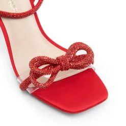 Ankle Strap Crystal Rhinestone Heels