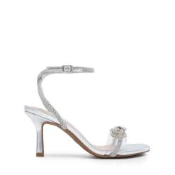 Ankle Strap Crystal Rhinestone Heels