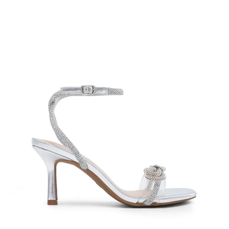Ankle Strap Crystal Rhinestone Heels