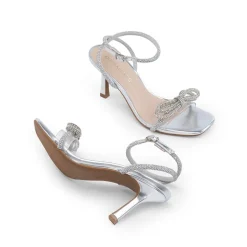 Ankle Strap Crystal Rhinestone Heels