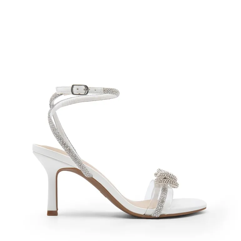 Ankle Strap Crystal Rhinestone Heels