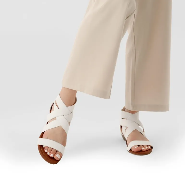 Ankle Strap Elastic Sandals