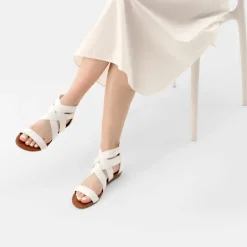 Ankle Strap Elastic Sandals