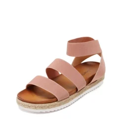 Ankle Strap Espadrille Platform Wedges