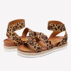 Ankle Strap Espadrille Platform Wedges