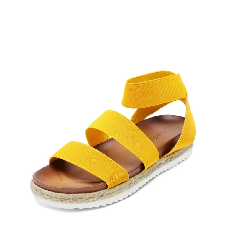 Ankle Strap Espadrille Platform Wedges