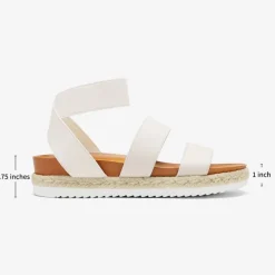 Ankle Strap Espadrille Platform Wedges