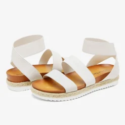 Ankle Strap Espadrille Platform Wedges
