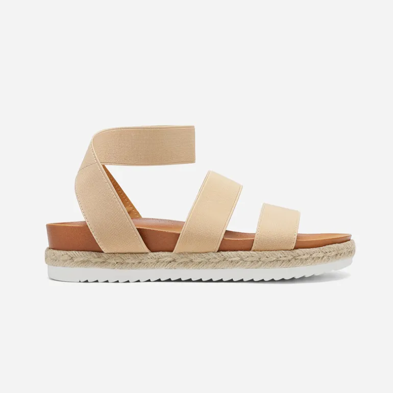 Ankle Strap Espadrille Platform Wedges